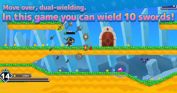 Trong game Samurai X, bạn có thể sử dụng tới 10 thanh kiếm cùng lúc