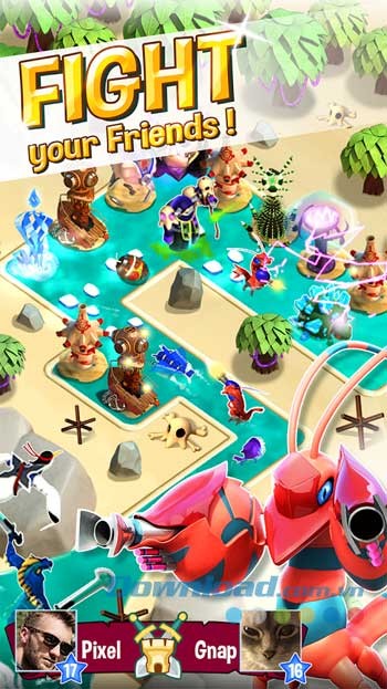 Chiến đấu với bạn bè của bạn trong game