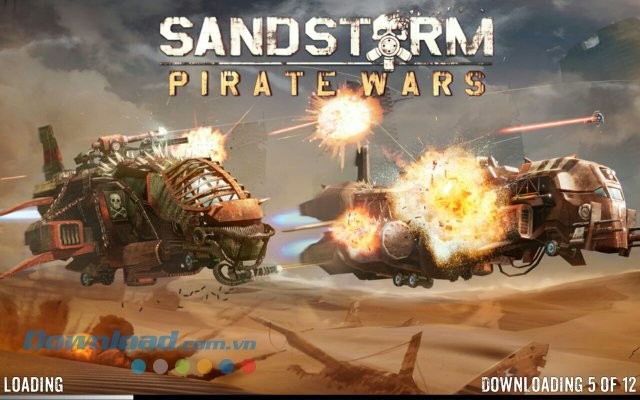 Giao diện game Sandstorm: Pirate Wars