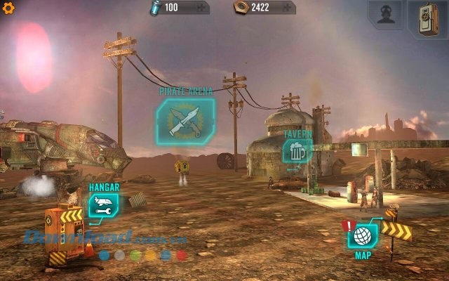 Các địa điểm trong game Sandstorm: Pirate Wars