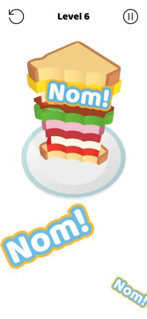 Tap vào màn hình để ăn bánh