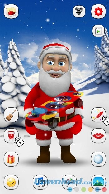 Nhận quà từ Santa