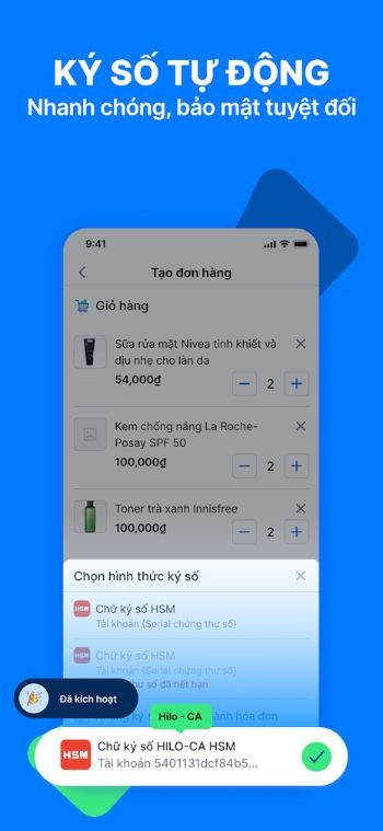 Hệ thống chữ ký số tự động