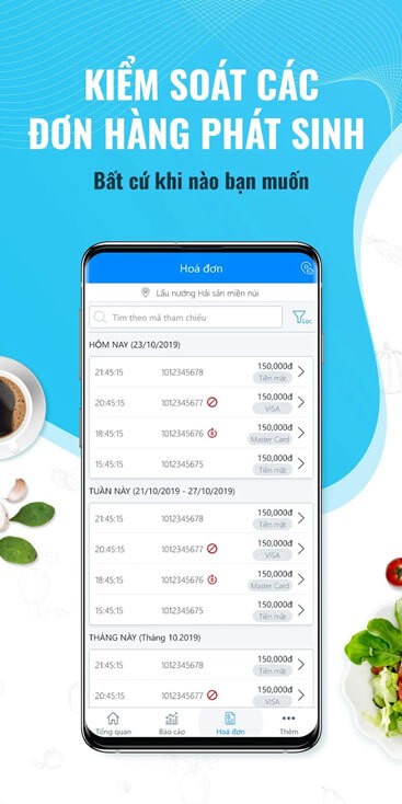 Kiểm soát các đơn hàng nhanh chóng