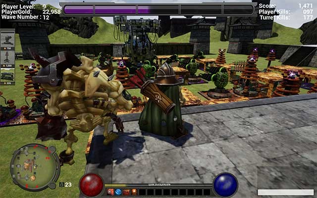 Tấn công kẻ thù trực tiếp hoặc xây dựng một mê cung các tòa tháp