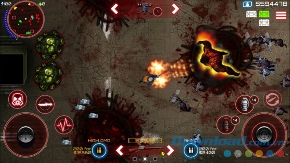 SAS: Zombie Assault 4 cho Android có lối chơi hành động điên cuồng