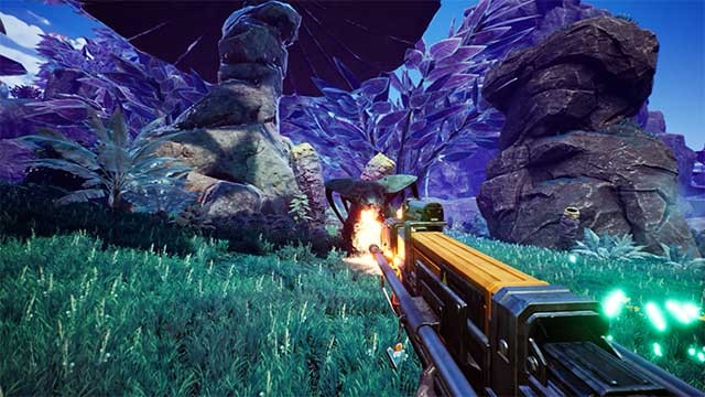 Chiến đấu với kẻ thù không gian để bảo vệ đế chế, nhà máy của bạn trong Satisfactory