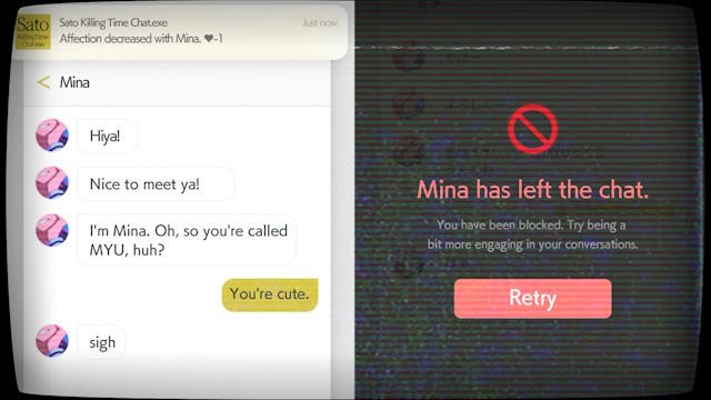 Nếu nói điều Mina không thích, cô ấy sẽ xa lánh bạn
