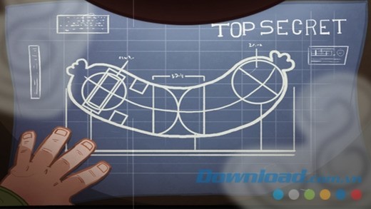 Sausage Bomber cho iOS là game ném bom vui nhộn trên iPhone