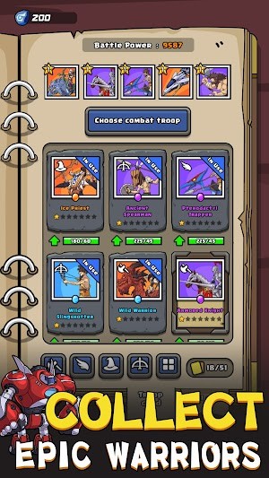 Thu thập các chiến minh mạnh mẽ