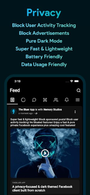Save Story for Facebook Stories đảm bảo riêng tư người dùng