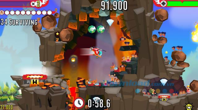 Lựa chọn khu vực cứu người