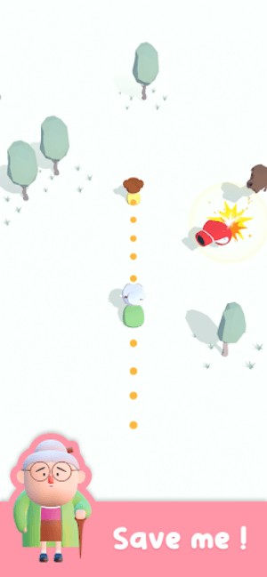 Save the grandmother là một game hành động thú vị