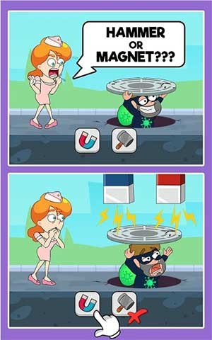 Lựa chọn cách để cứu cô gái