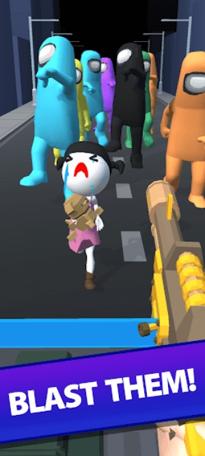 Bắn súng tiêu diệt kẻ xấu trong game Save the Town