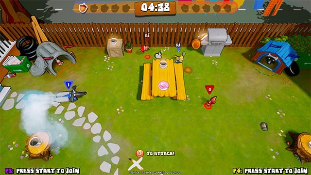 Save Your Nuts đưa bạn vào đấu trường thú cạnh tranh mạnh mẽ và sôi động