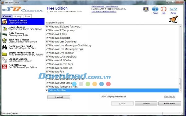 SBCleaner Free Edition