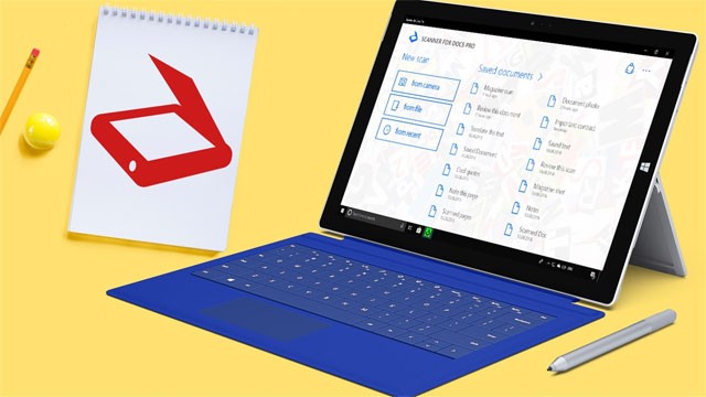 Scanner for Docs Pro là ứng dụng văn phòng miễn phí cho Windows 10