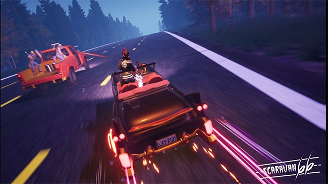 Scaravan 66 là game đua xe bắn súng trong cõi vĩnh hằng bất tận