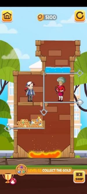 Scary Teacher School Escape là trò chơi rút chốt thú vị, thách thức IQ của bạn