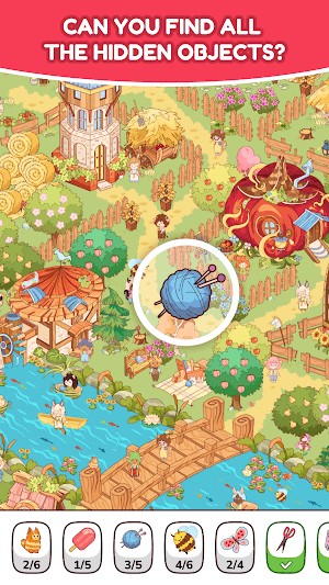 Liệu bạn có thể tìm được tất cả các đồ vật yêu cầu trong game Scavenger?