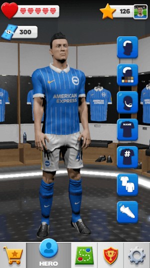 Tùy chỉnh diện mạo cho chân sút của bạn