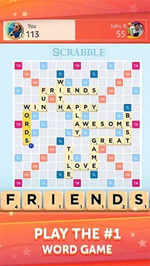 Scrabble GO là game giải ô chữ hàng đầu