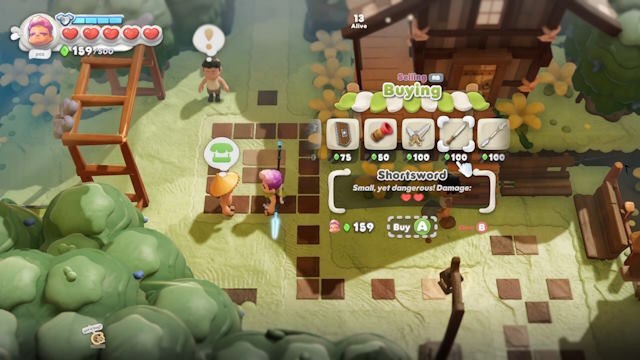 Thu thập hoặc mua vũ khí, áo giáp và phụ kiện để gia tăng sức mạnh