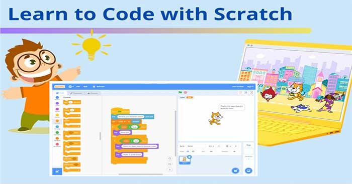 Scratch là ứng dụng học lập trình dành cho trẻ em