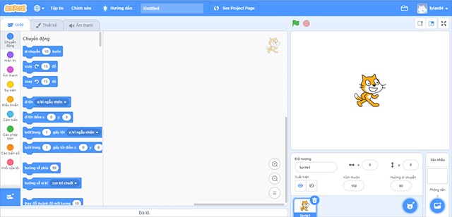 Học lập trình cực dễ và trực quan với Scratch Online