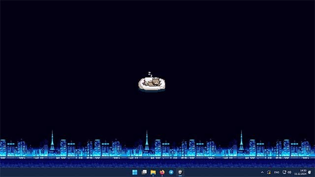 Mèo sẽ đuổi theo con trỏ chuột và ngủ trên một chiếc đệm nhỏ