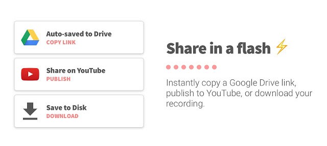 Chia sẻ video ghi màn hình cực nhanh