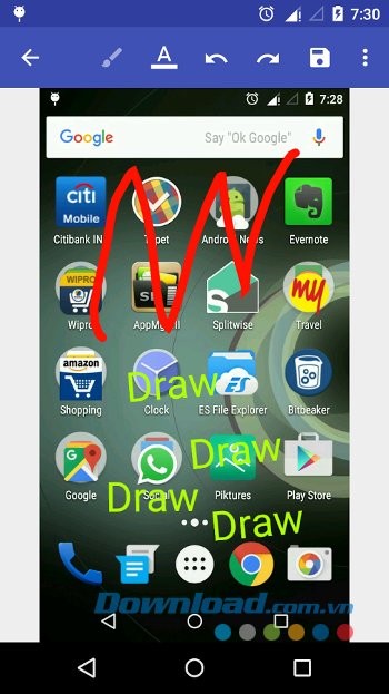Screenshot Capture cho phép vẽ lên ảnh chụp