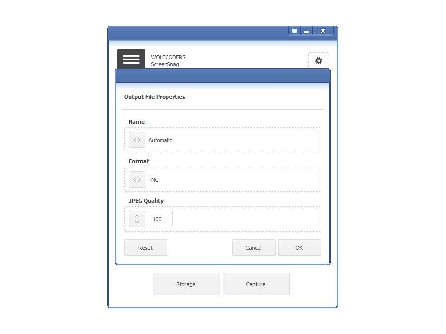Tùy chọn lưu ảnh trên ScreenSnag