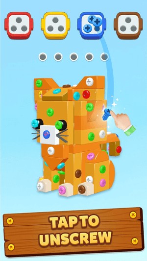 Tháo gỡ và sắp xếp các ốc vít