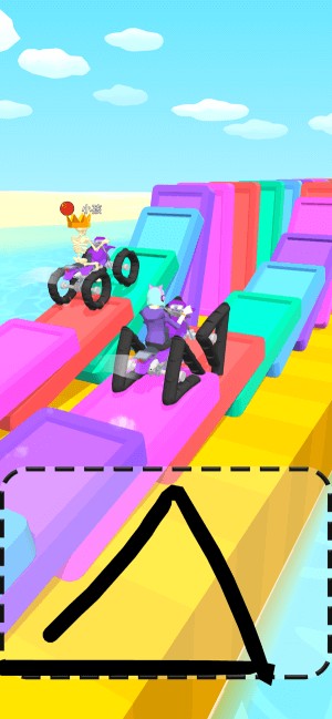 Scribble Rider cho phép bạn thiết kế bánh xe đua tùy ý