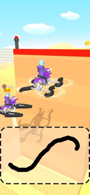 Điều khiển xe bay qua bức tường cao