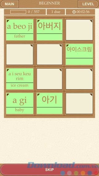 Từ vựng tiếng Hàn cơ bản