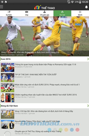 Tin tức thể thao