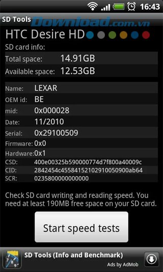 SD Tools cho Android