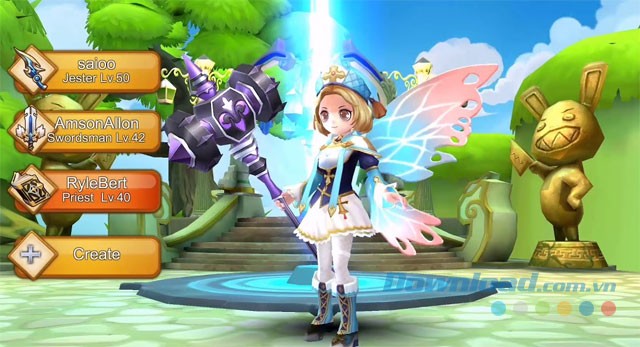 Nâng cấp nhân vật