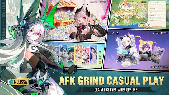 Seal of Fate cho bạn trải nghiệm lối chơi AFK casual thú vị