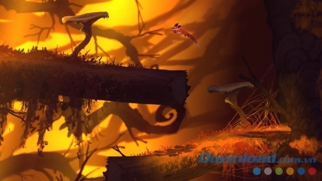 Thực hiện các cú nhảy chuẩn xác trong game phiêu lưu giải đố Seasons after Fall cho máy tính