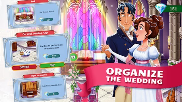 Trổ tài tổ chức tiệc cưới cùng cô hầu gái đầy tham vọng Emily trong Secret Diaries: Royal Wedding