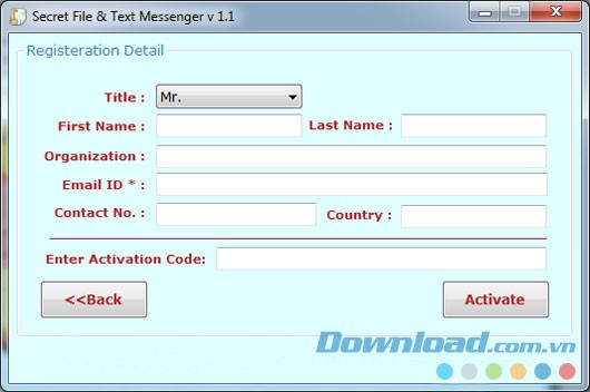 Secret File & Text Messenger