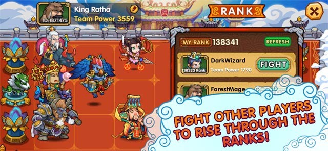 Chiến đấu với người chơi khác trên toàn thế giới