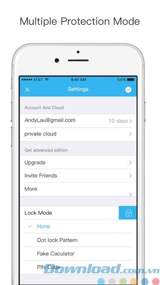 Đa dạng các phương thức bảo mật