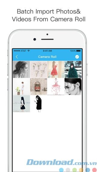 Nhập nhiều ảnh và video cùng lúc