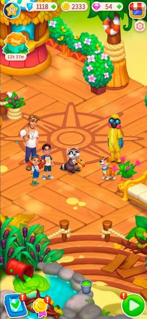 Xây dựng và tái thiết hòn đảo Paradise