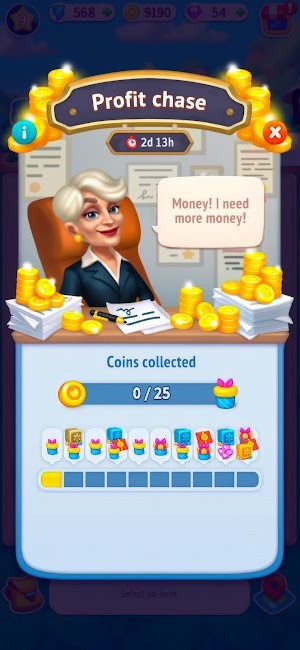 Thu thập phần thưởng dồi dào